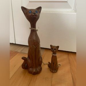 Vintage Cat & Kitten set